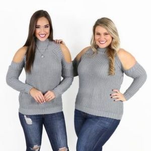 NWOT The Chilled Mornings Sweater in Light Grey